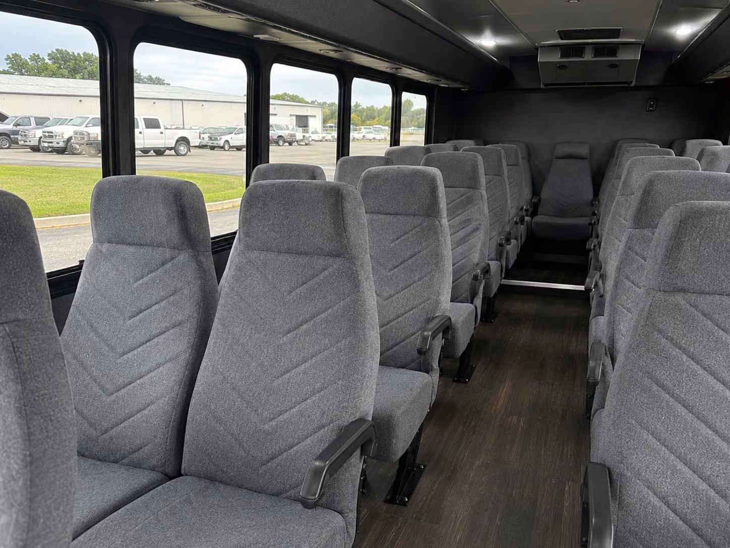 15 passenger minibus interior