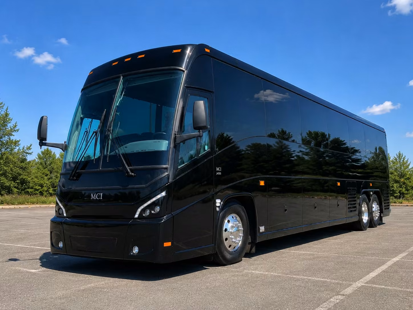 charter buses for large richmond school groups heading to prom together