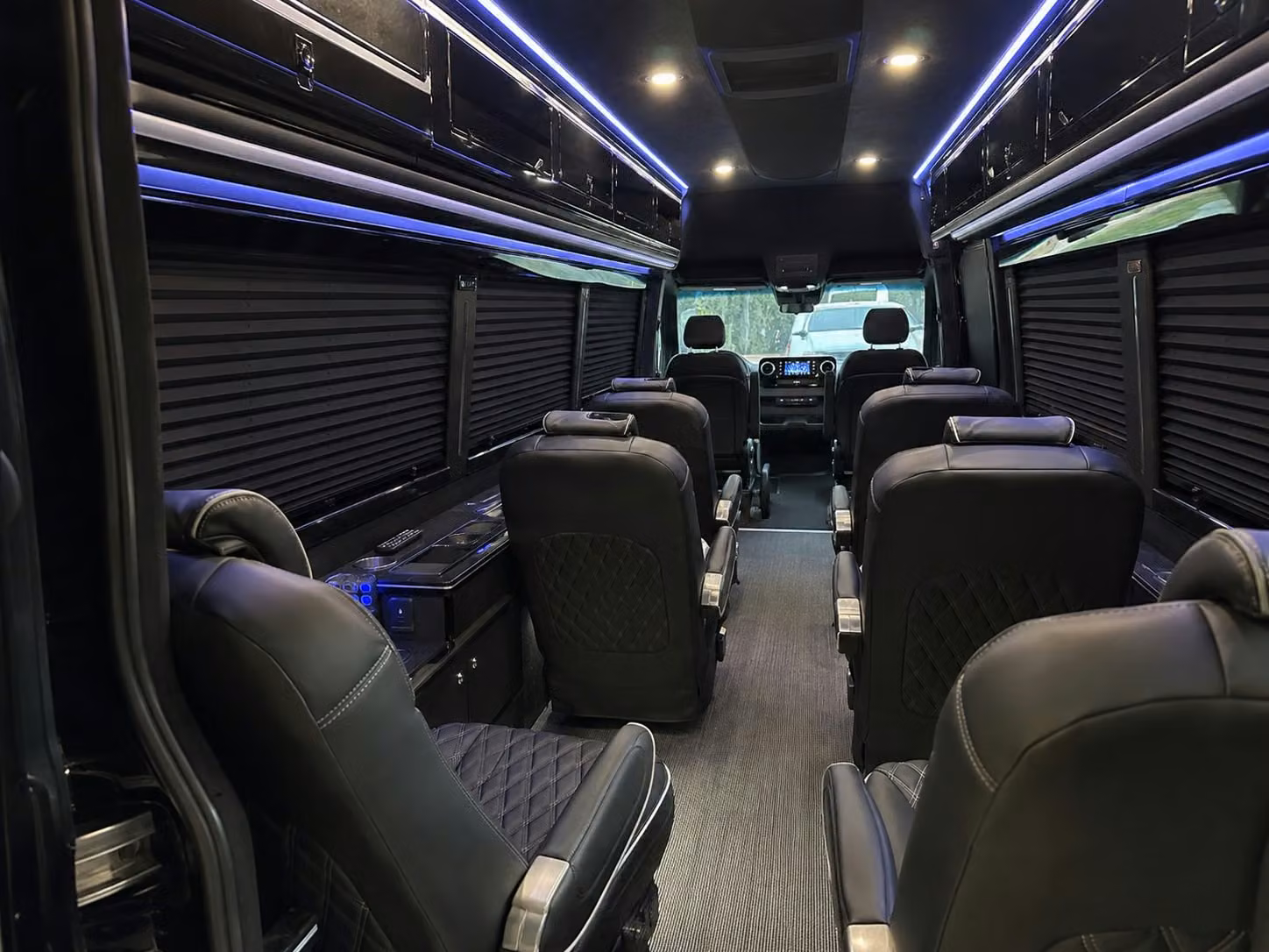 sprinter van with driver interior